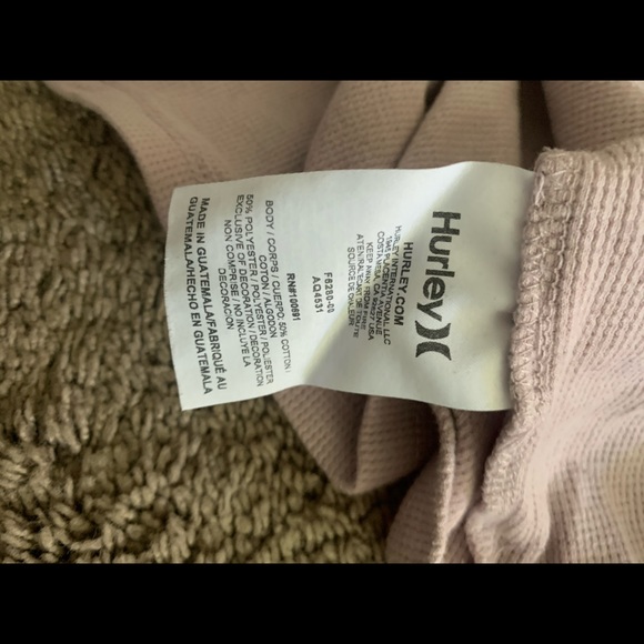 🌹4/$30 HURLEY Waffle long sleeve T - Picture 4 of 4